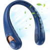 Techsuit - Neck Fan (S9) - Portable, with Digital Display, 3 Wind Speeds, 5200mAh, 5800RPM - Blue