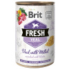 Konzerva Brit Dog Fresh Veal with Millet 400g