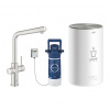 GROHE Red Duo - Výpusť a bojler veľkosti M, supersteel 30327DC1