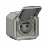 LEGRAND Zásuvka PLEXO 069731L 2P+T CL IP55 šedá