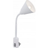 Paulmann Stolní lampa Junus Zásuvná lampa E14 Bílé flexibilní rameno