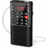 Prunus J-328 mini FM rádio Diktafón AUX SD/TF AKU nahrávanie vysielania