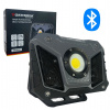 Záhradné halogény - Prenosný LED reflektor s 15W 1200lm batériou a funkciou Bluetooth (Prenosná LED povodeň s batériou 15 W 1200lm s funkciou Bluetooth)