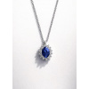 Dámska retiazka s tanzanitom a briliantami P032x