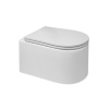 Mereo WC závesné kapotované, RIMLESS, 495x360x370, keramické, vr. sedátka CSS113S VSD84S1