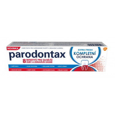 Glaxosmithkline Consumer Parodontax Kompletná ochrana EXTRA FRESH zubná pasta 75 ml