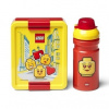 LEGO® Iconic Girl desiatový set fľašu a box žltá červená
