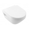 Villeroy & Boch Architectura Závesné WC s doskou SoftClosing, TwistFlush, CeramicPlus, alpská biela 5684CLR1