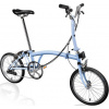 Skladací bicykel Brompton C Line: Explore, M-TYP, Cloud Blue