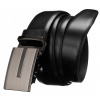 Opasok - 4U Cavaldi Black Belt - Men's Product (CaValdi Elegantný kožený pásový stroj na pás)