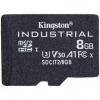 Pamäťová karta Kingston Industrial MicroSDHC 8GB UHS-I U3 (SDCIT2/8GBSP) čierna