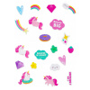 Legami Reflektívne samolepky na bicykel Legami Reflective Bicycle Stickers - Ride With Style - Unicorn