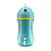 Chicco Sport Cup hrnček s rúrkou Teal 266 ml