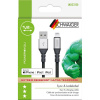 Schwaiger Nezničiteľný synchronizačný a nabíjací kábel USB-A/Lightning, 1,2 m