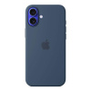 Apple iPhone 16 Plus Silicone Case with MS - Denim MYYA3ZM/A
