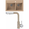 Set Alveus (dřez Atrox 50 Beige 55 + baterie Siros Beige 55) SETA22286