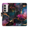 Flip pouzdro iSaprio - Xiaomi Redmi 15 - Dark Marble s kapsičkami na karty (Flipové knížkové pouzdro, obal, kryt iSaprio s přihrádkami na karty a motivem)