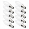 Záhradná žiarovka - 10 kusov mini E12 svietnik LED žiarovky 1,5 W AC (10 kusov mini E12 svietnik LED žiarovky 1,5 W AC)