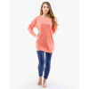 Dámské pyžamo dlouhé GINA 19145P tomato lékořice XL