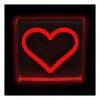 2Kids Toys LED NEON LIGHT - lampička Srdce - červená