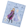 Carbotex Detská deka Ľadové Kráľovstvo Anna Elsa a Olaf 130x160 cm