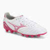 Futbalové kopačky Mizuno Morelia Neo IV Pro FG white/fuchsia purple/fuchsia purple