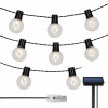 Svetelná girlanda Maclean 700 cm, sieťová/solárna, čierna