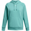 Dámska mikina Under Armour Rival Fleece Hoodie, tyrkysová/biela, veľkosť S