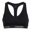 ICEBREAKER W Sprite Racerback Bra, BLACK - XS