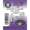 HARTMAN membrány vypúšťacích ventilov T2431, T101, CH01, WC, sada č. 143