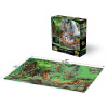 Prime 3D Svietiace puzzle - Tiger pri vodopáde 100 dielikov