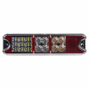 LED svetlo 12 / 24V - zadné združené / ECE R6, R7, R23 (191x50x28mm)