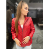 Max Original Leather Dámska kožená bunda GOLDIE (3XL 58-60) - Red - 3XL