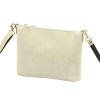 Dámska zamatová crossbody kabelka béžová na telefón Luka 26-093