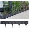 Záhradný obrubník plast 80 cm x 9 cm čierny