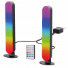 Solight LED RGB osvetlenie Gaming, diaľkový ovládač, zvukový senzor, USB WL91