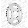 10229-42 OZUBENÉ KOLESO POHÁŇANÉ ZADNOU ČASŤOU MOTO. OCEĽ POZINKOVANÁ STRIEBORNÁ AFAM