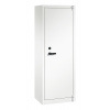 Protipožiarna skriňa s krídlovými dverami C+P Certos, 650 x 500 x 1950 mm, biela