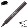 Popisovač Sharpie M15 - permanentní, 2 mm černý