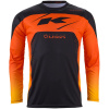 KENNY 241-3403023-50 motokrosový/enduro dres TRACK detský/junior neónová čierna/sivá/oranžová, veľkosť XXXXS (3-4roky)