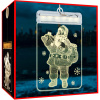 Gravírované 3D plexi LED teplá biela 17cm Mikuláš