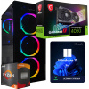 GAMINGOVÝ PC Ryzen 5 5500 RTX 4060 8GB 32GB DDR4 M2 1TB +Wi-Fi +WIN11