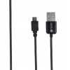Kábel Nuvo USB - microUSB typ B 1 m čierny
