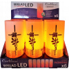 Kahance, sviečky - Elektrická LED plameň LED kazeta 6 ks. (Kahance, sviečky - Elektrická LED plameň LED kazeta 6 ks.)