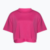 Dámske tréningové tričko Under Armour Campus Boxy Crop astro pink/black (XL)