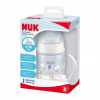 NUK FC fľaštička na učenie s kontrolou teploty 150 ml biela Varianta: NUK Fľaša dojčenská na učenie s kontrolou teploty 150 ml zelená