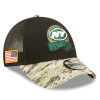 New York Jets - 2022 Salute To Service 9Forty NFL Šiltovka nastaviteľná