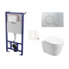 Swiss aqua technologies Cenově zvýhodněný závěsný WC set SAT do lehkých stěn / předstěnová montáž+ WC SAT Infinitio SIKOSSIN71K