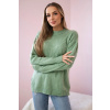 Legínovo Sveter cez hlavu ťaviaci Farba: Tmavá mätová, Veľkosť: UNI