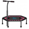 Trampolína s madlem SEDCO HEXAGON GA188 - 107 cm, Černá